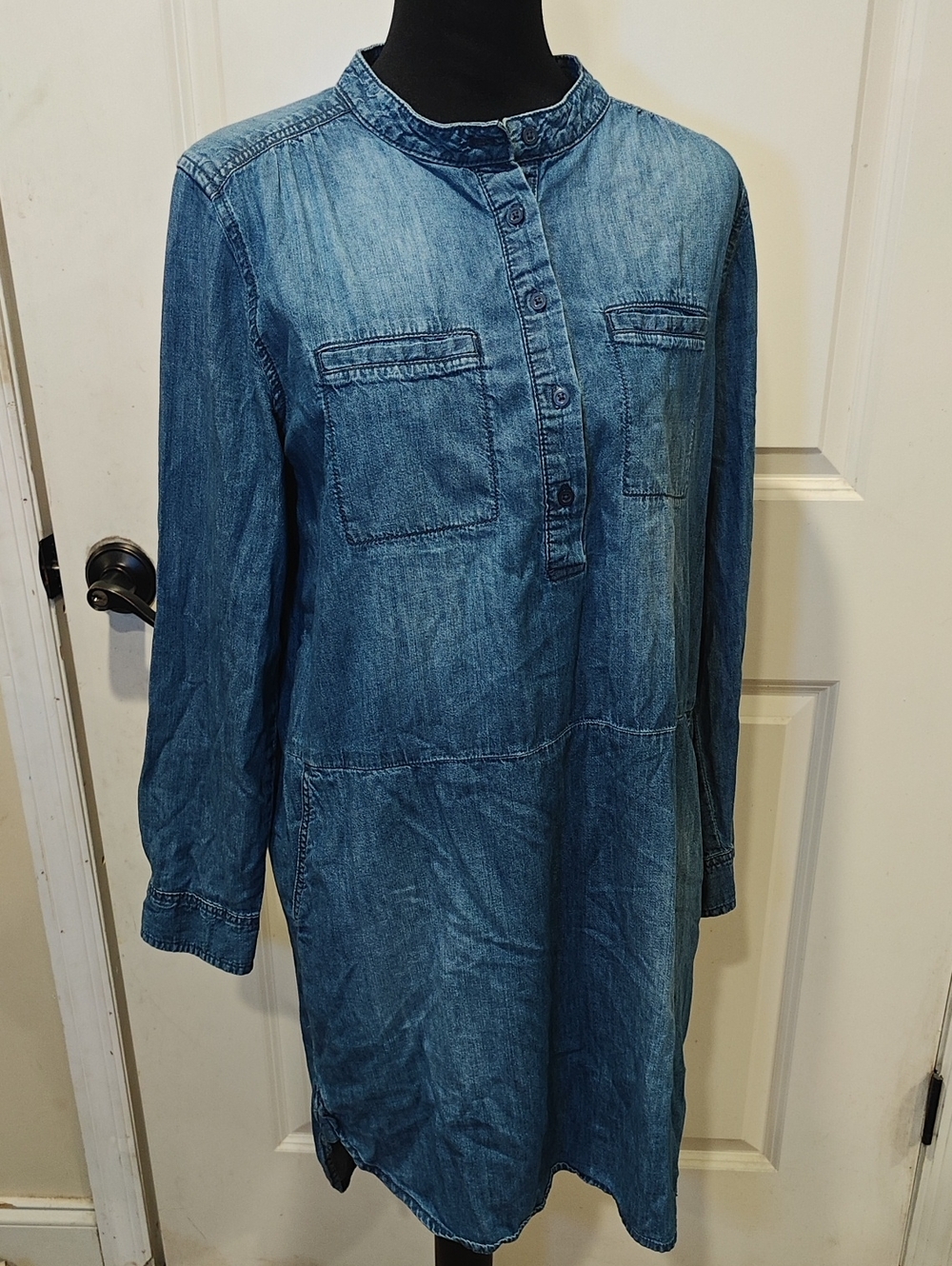 Joe Fresh Indigo Denim Tunic Dress - Blue